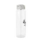 Whitetail Antler Water Bottle — Hunting Logo Sports Bottle with Straw