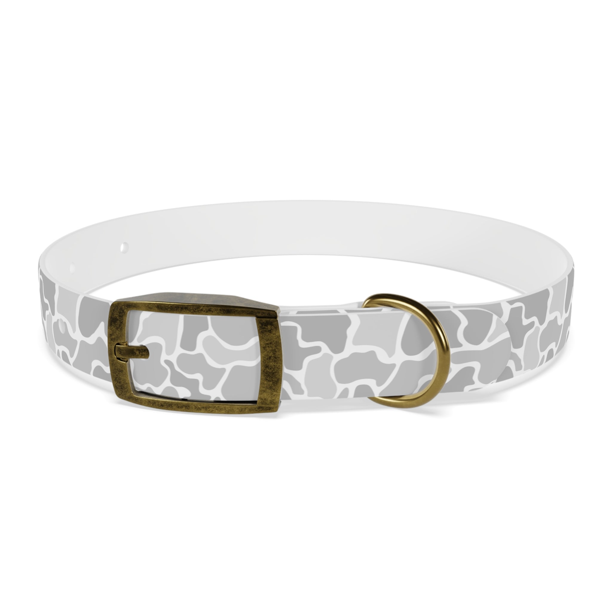 Gray Duck Camo Dog Collar