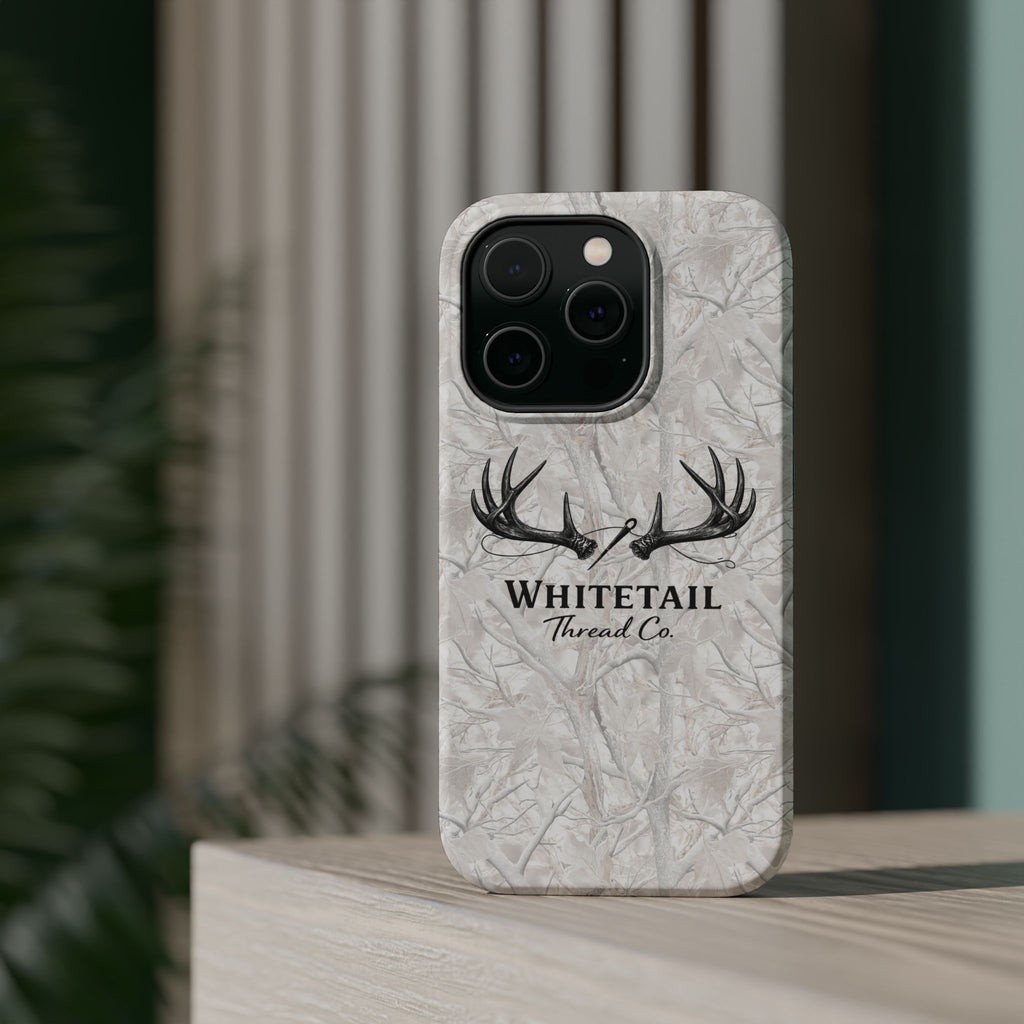 WinterTree Camouflage Whitetail Antlers Phone Case — Magnetic Impact-Resistant