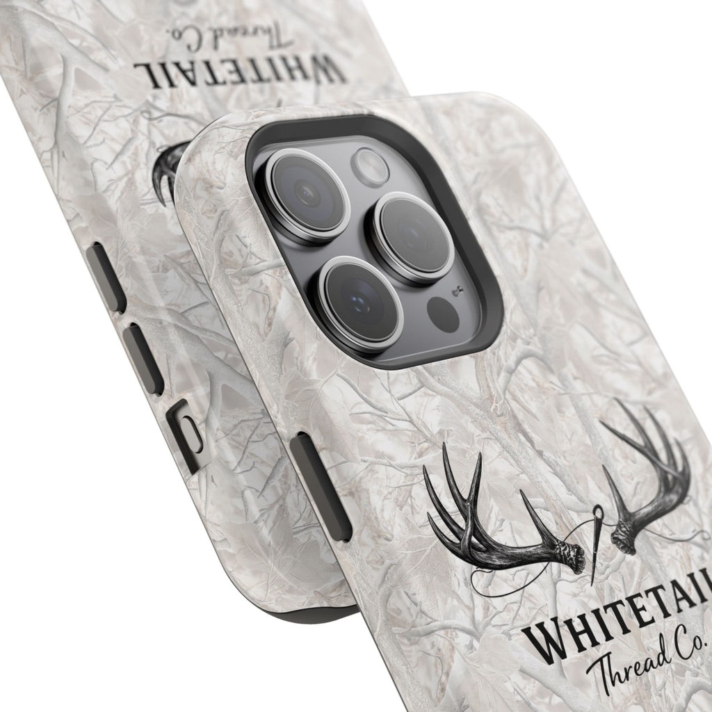 WinterTree Camouflage Whitetail Antlers Phone Case — Magnetic Impact-Resistant