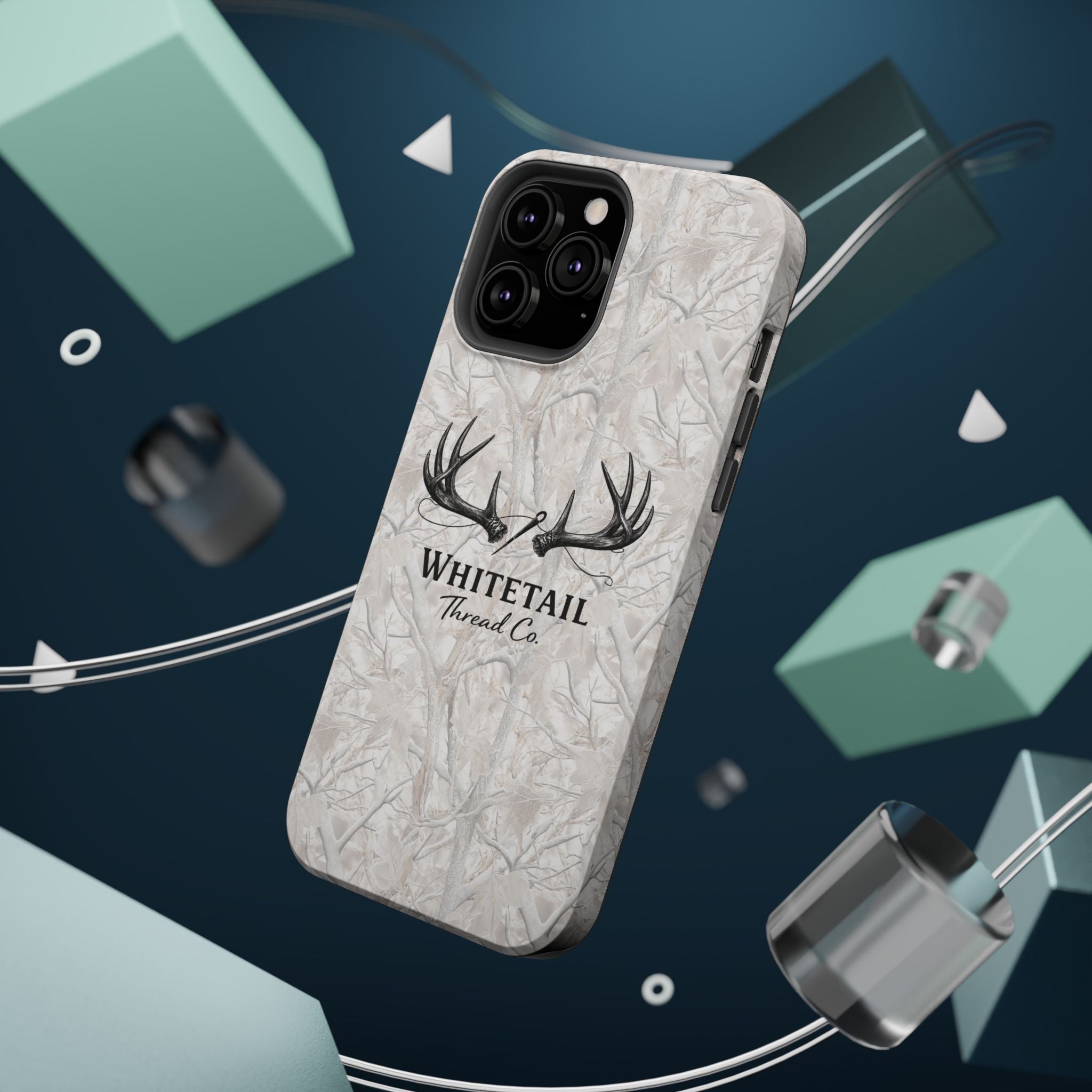 WinterTree Camouflage Whitetail Antlers Phone Case — Magnetic Impact-Resistant