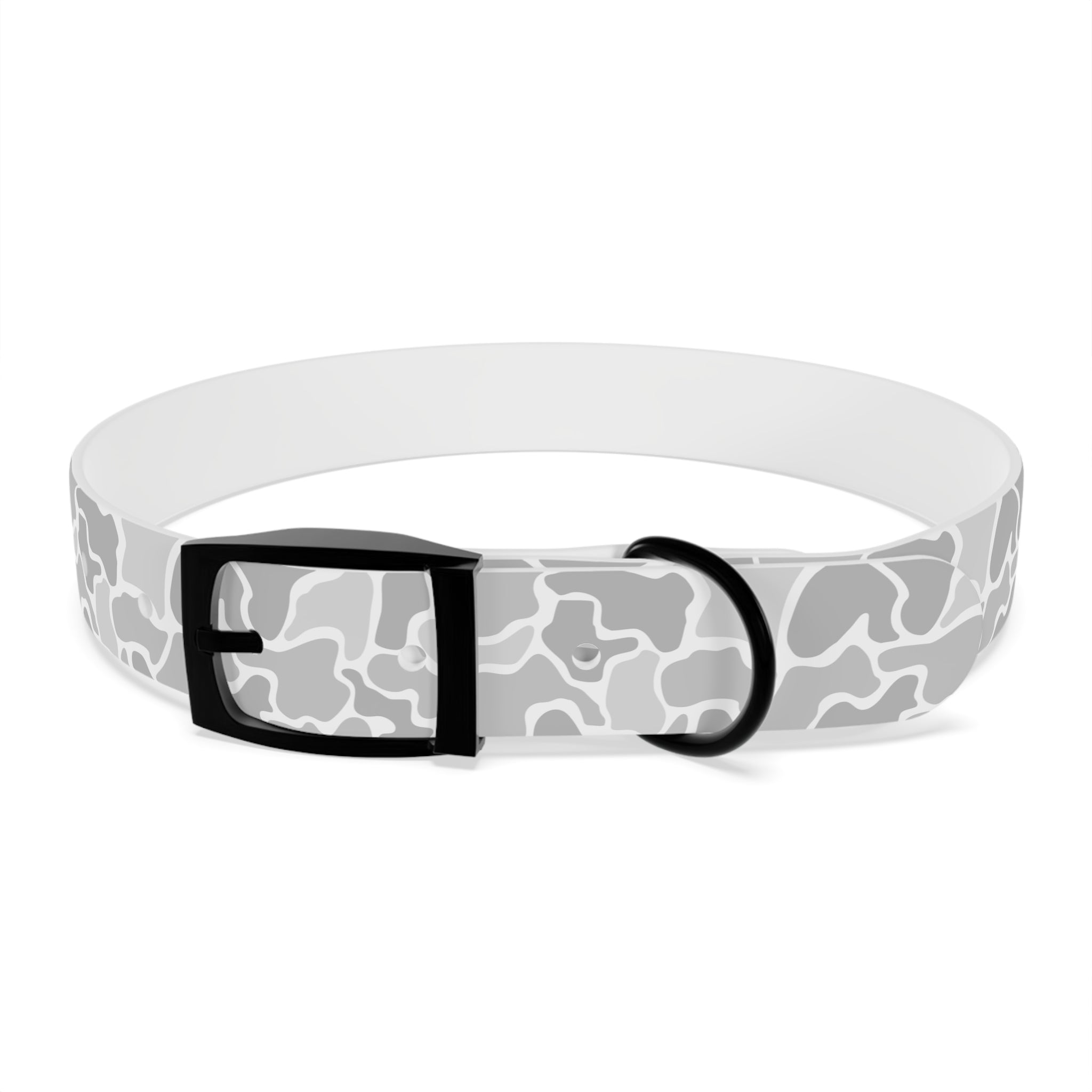 Gray Duck Camo Dog Collar