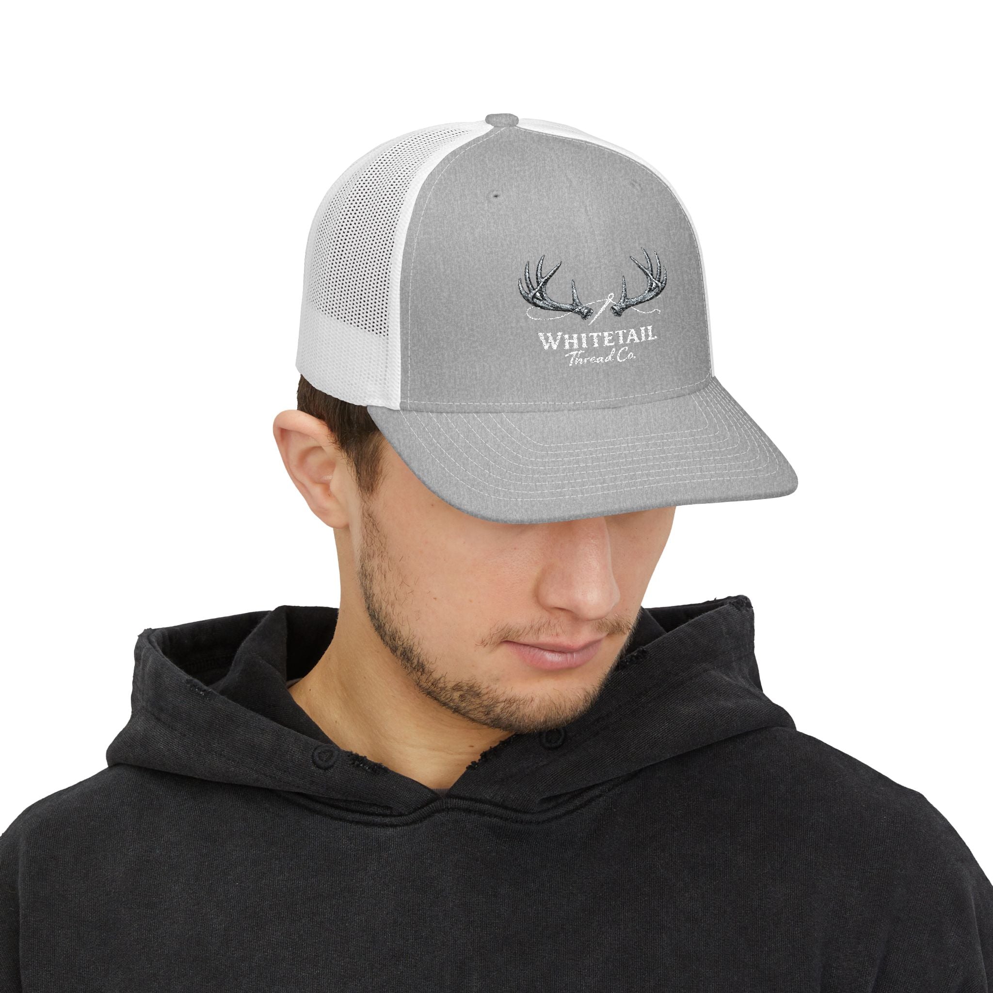 Embroidered Whitetail Antlers Snapback- Richardson 112 Hat