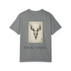 T-Shirt — 'Final Hand' Deer Skull Playing Card Graphic