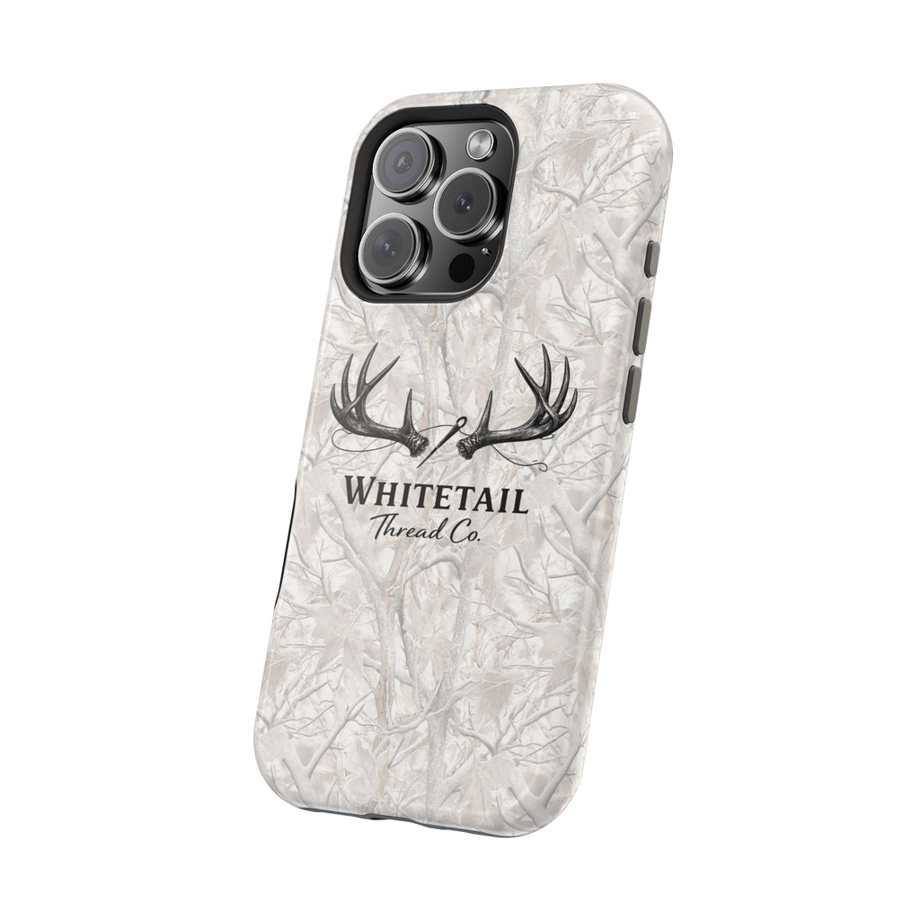 WinterTree Camouflage Whitetail Antlers Phone Case — Magnetic Impact-Resistant