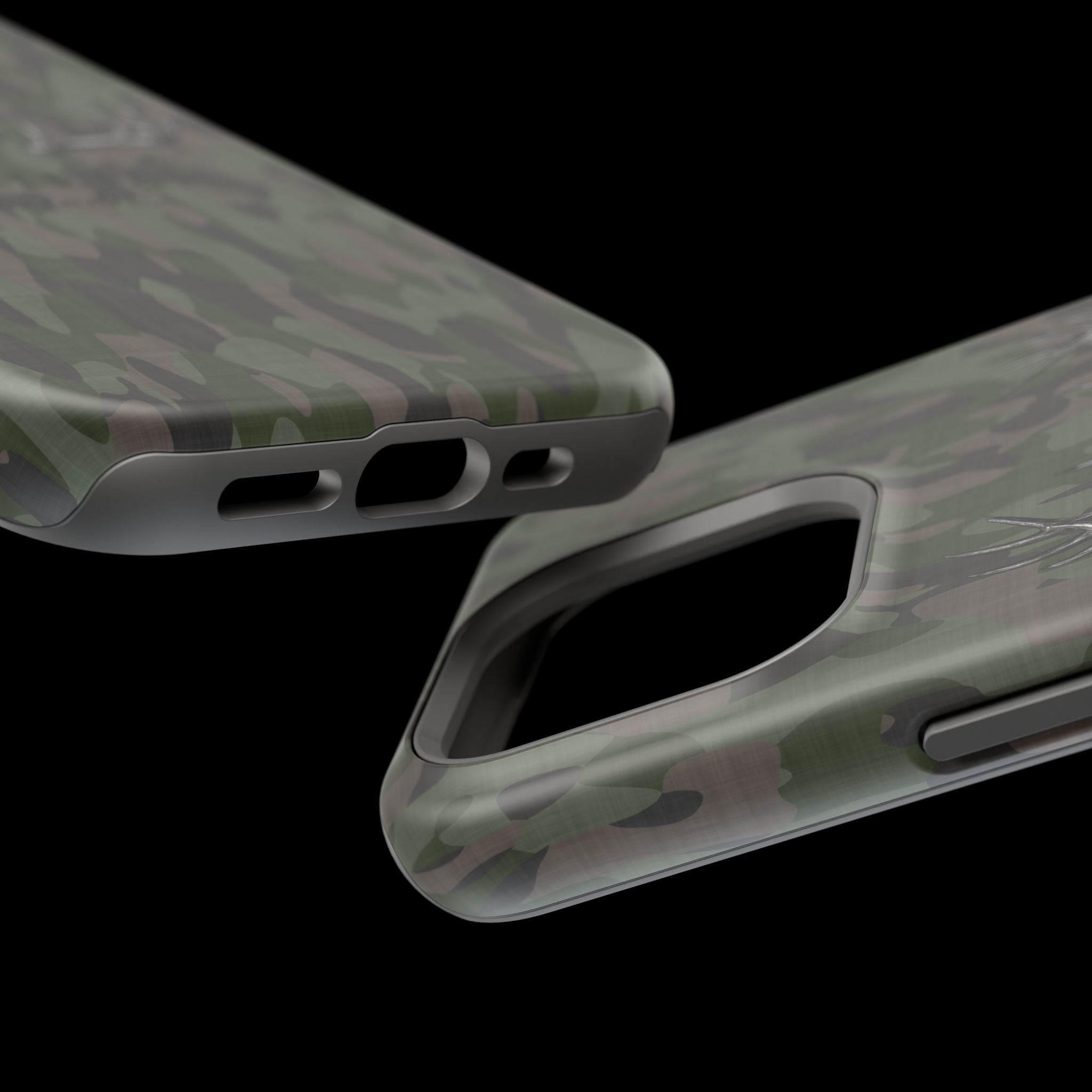 Camouflage Whitetail Antlers Phone Case — Magnetic Impact-Resistant