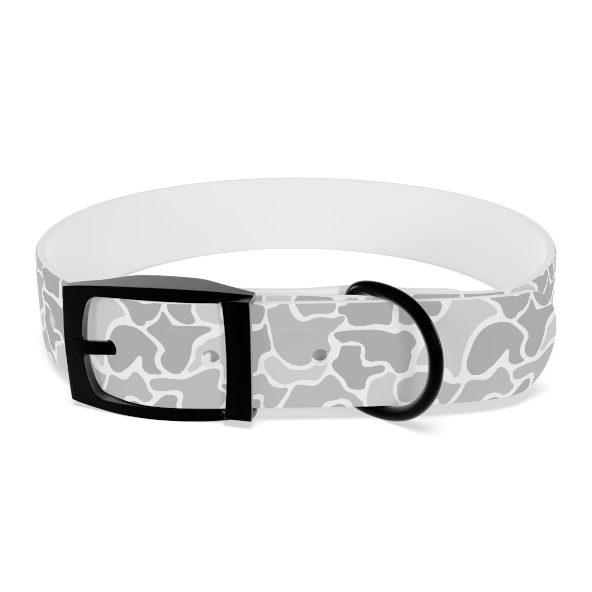 Gray Duck Camo Dog Collar