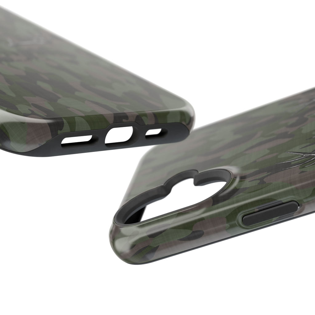 Camouflage Whitetail Antlers Phone Case — Magnetic Impact-Resistant