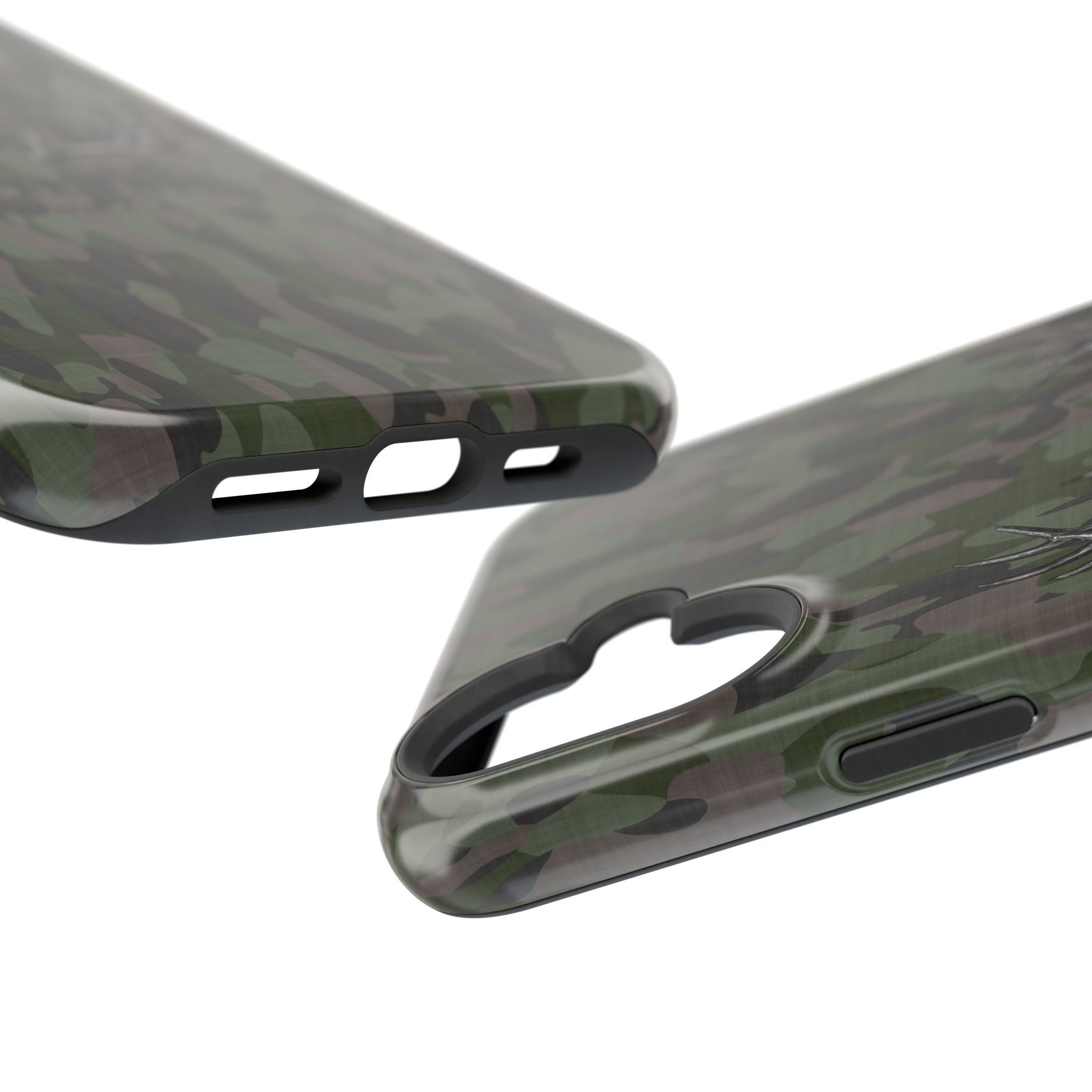 Camouflage Whitetail Antlers Phone Case — Magnetic Impact-Resistant