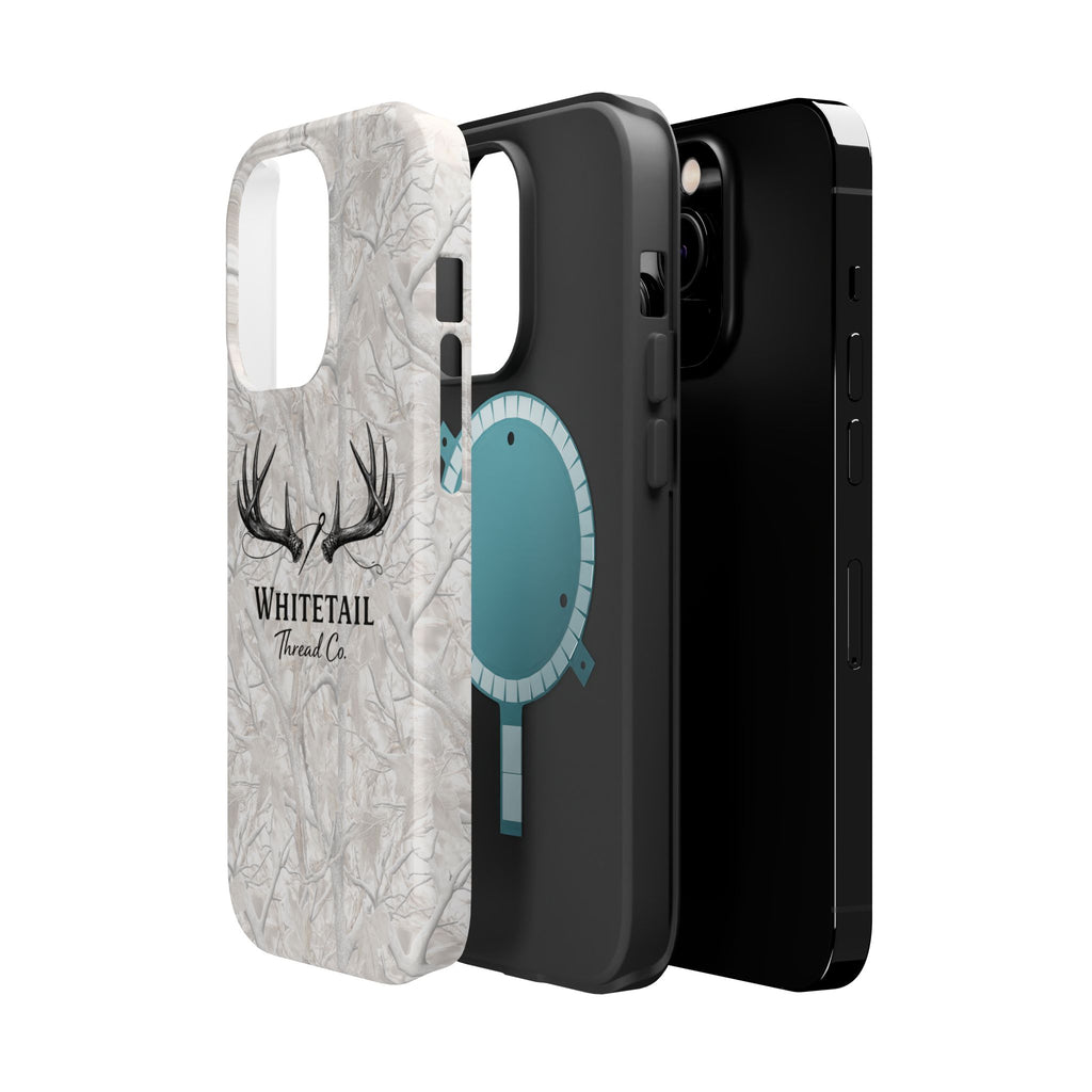 WinterTree Camouflage Whitetail Antlers Phone Case — Magnetic Impact-Resistant