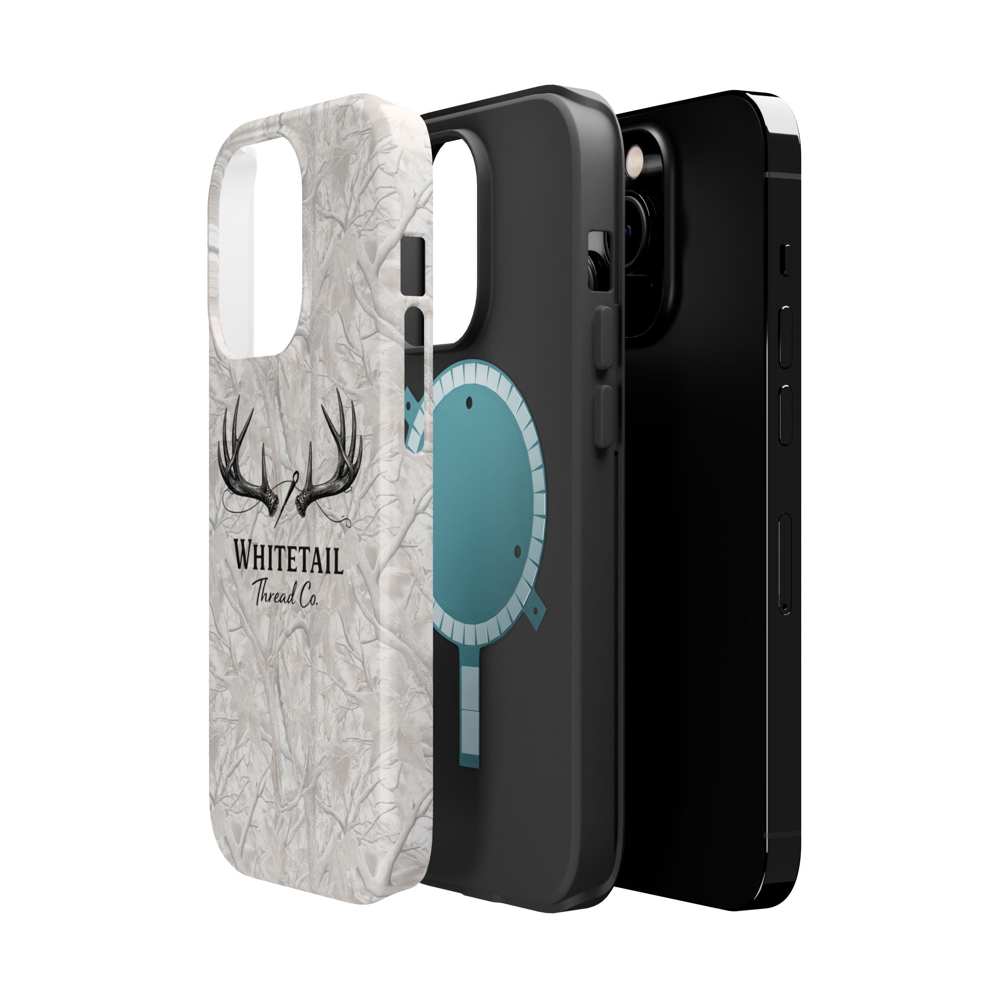 WinterTree Camouflage Whitetail Antlers Phone Case — Magnetic Impact-Resistant
