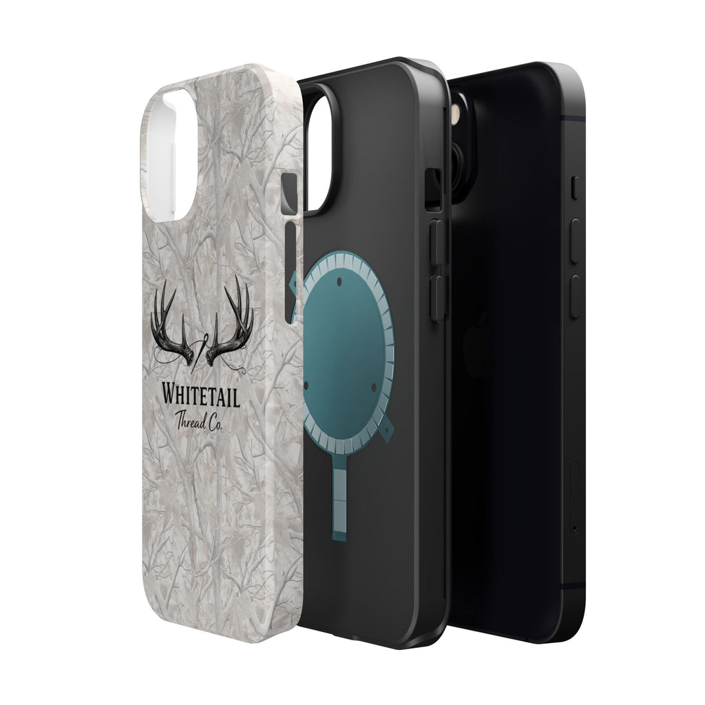 WinterTree Camouflage Whitetail Antlers Phone Case — Magnetic Impact-Resistant