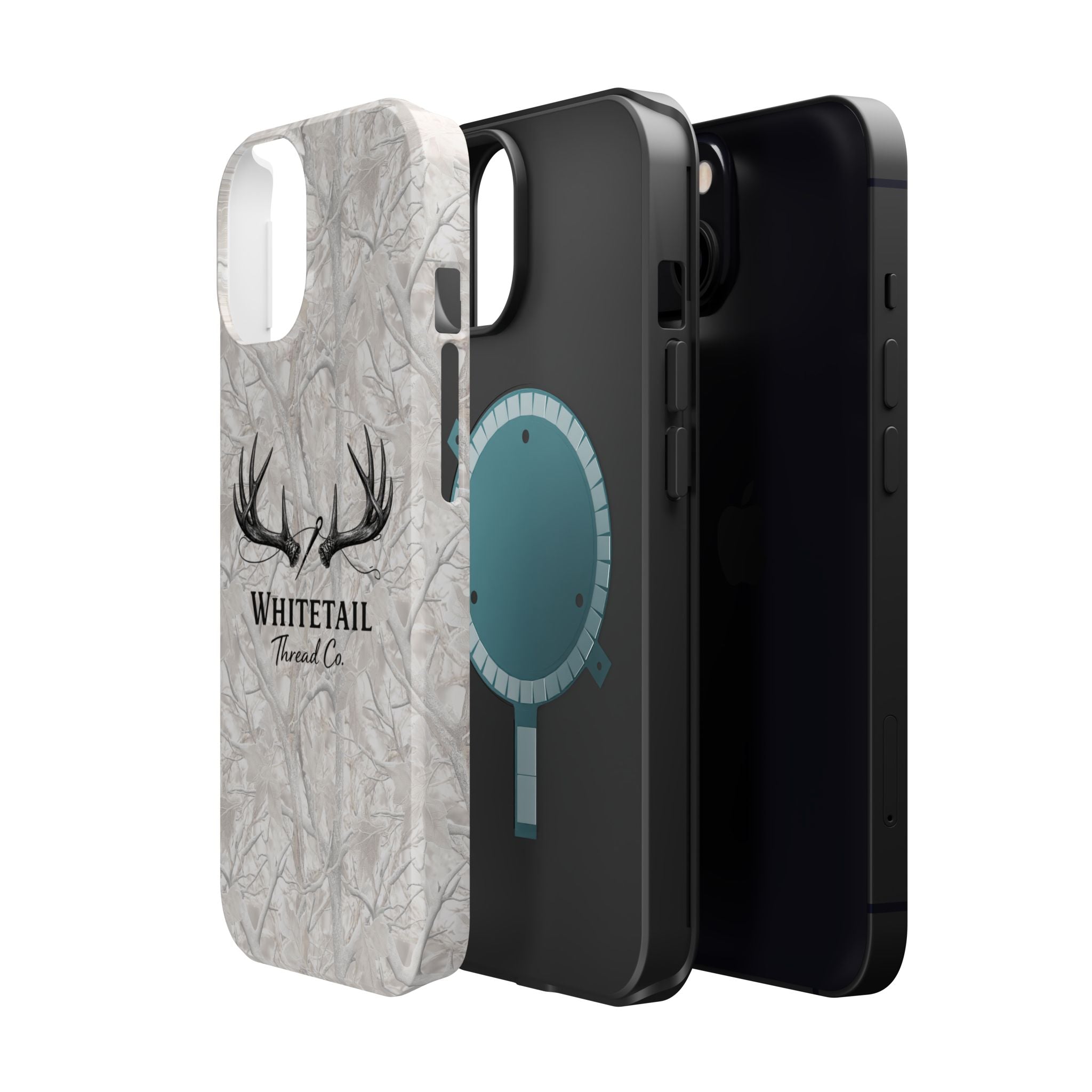 WinterTree Camouflage Whitetail Antlers Phone Case — Magnetic Impact-Resistant