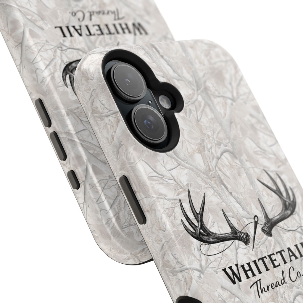 WinterTree Camouflage Whitetail Antlers Phone Case — Magnetic Impact-Resistant