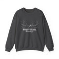 Whitetail Thread Antler Crewneck Sweatshirt — Small logo American Flag Sleeve
