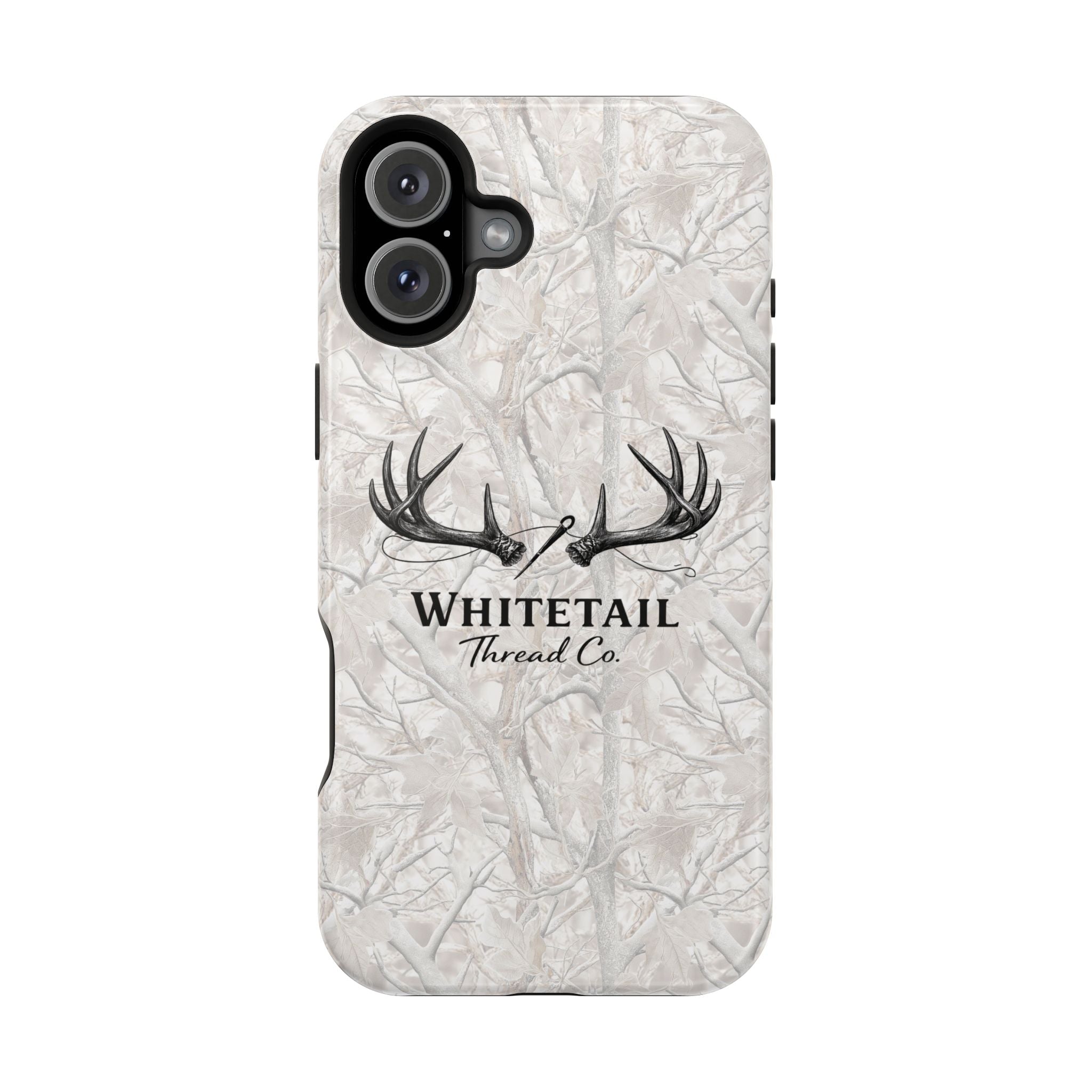 WinterTree Camouflage Whitetail Antlers Phone Case — Magnetic Impact-Resistant