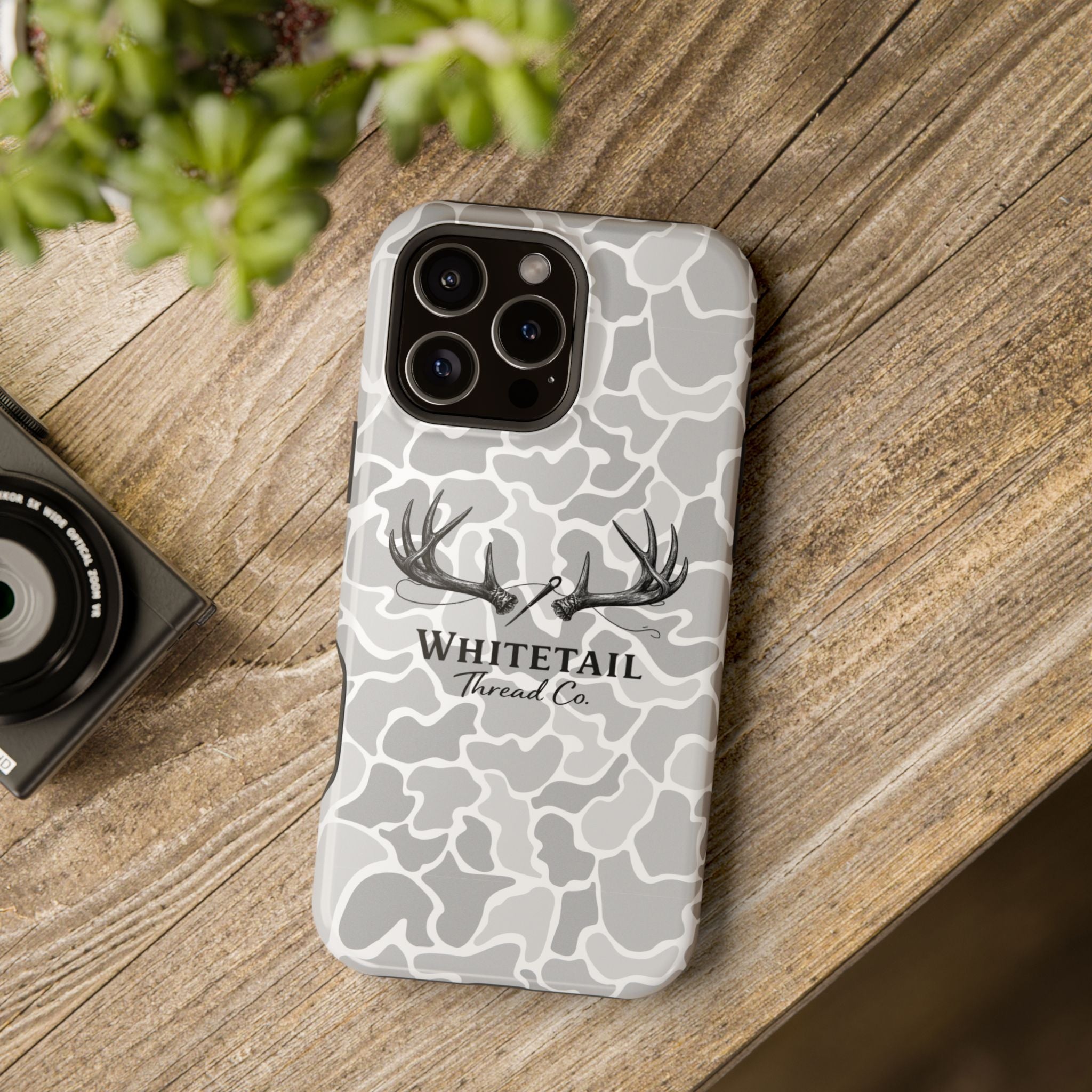 Duck Camo Whitetail Thread Co. Antler Phone Case — Impact-Resistant iphone case