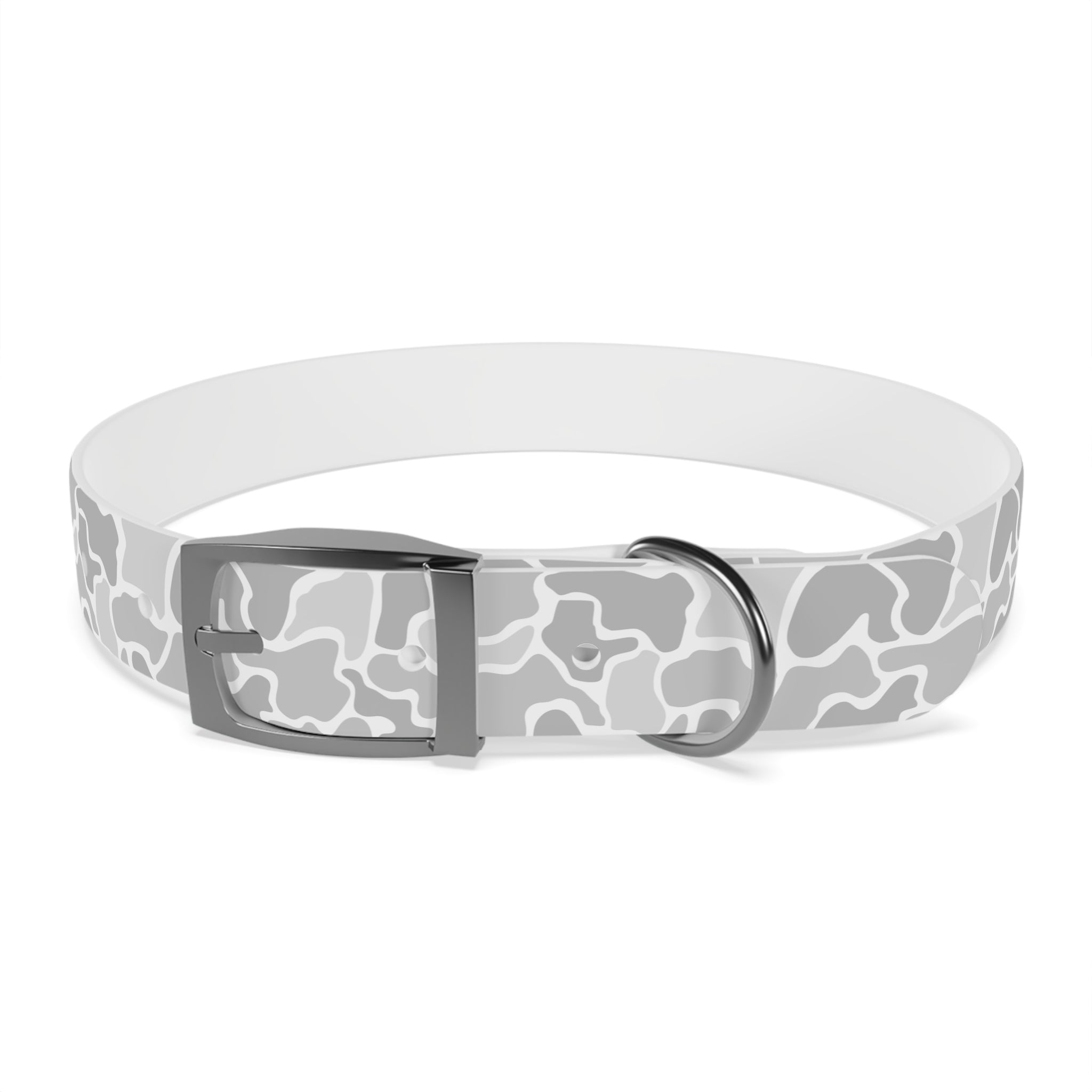 Gray Duck Camo Dog Collar