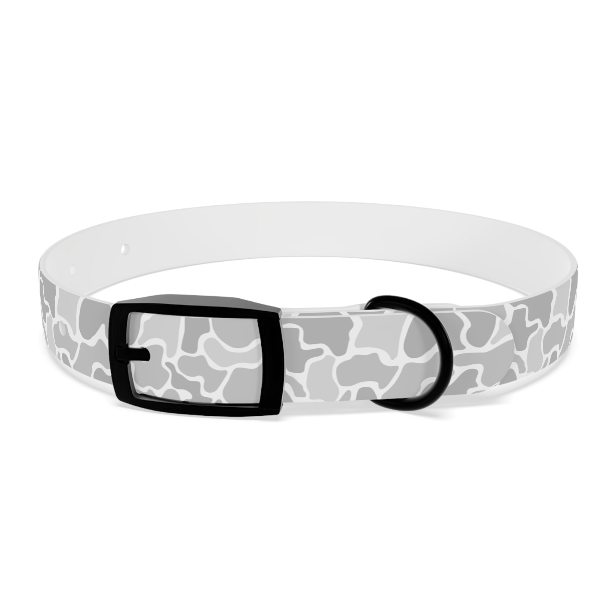 Gray Duck Camo Dog Collar