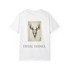 T-Shirt — 'Final Hand' Deer Skull Playing Card Graphic