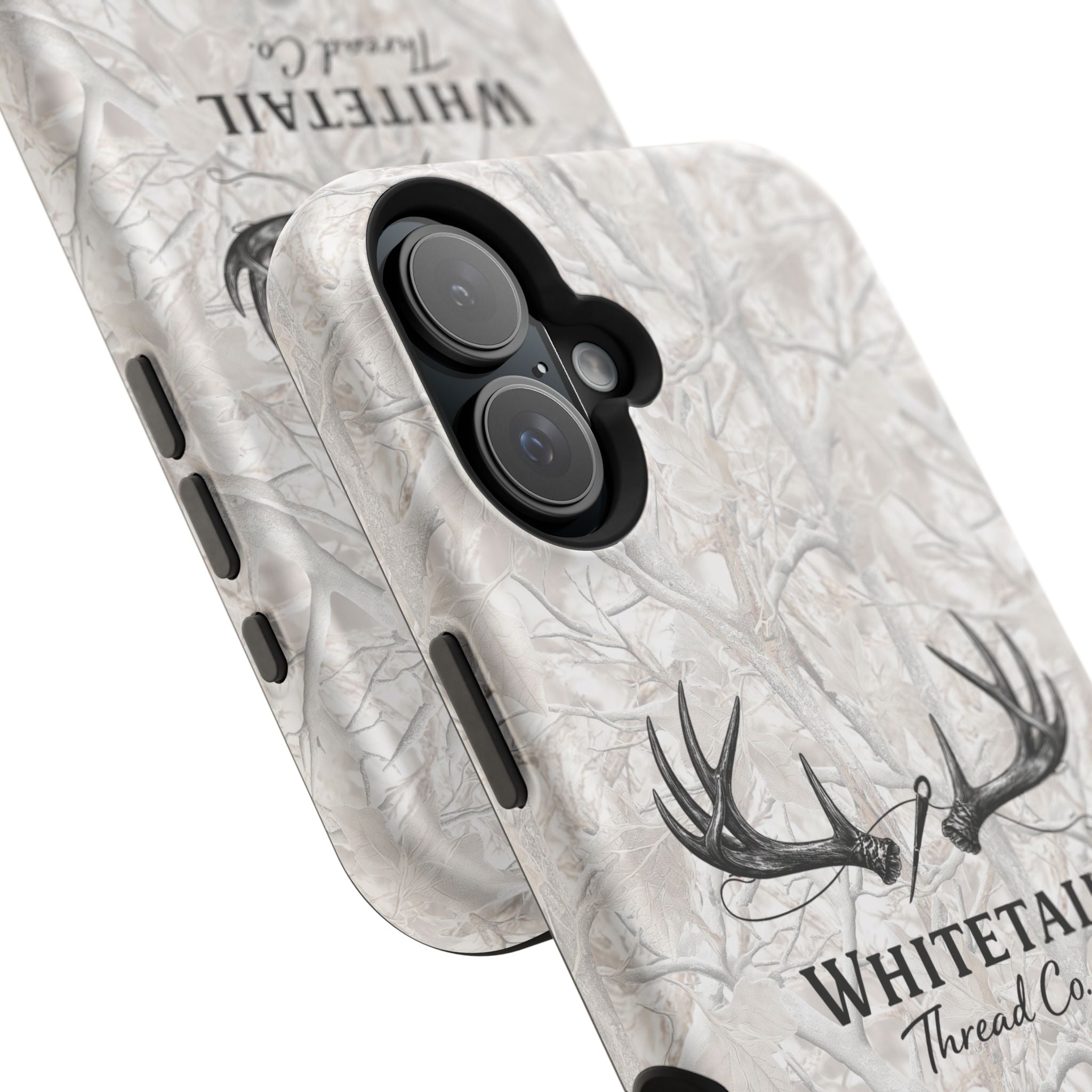 WinterTree Camouflage Whitetail Antlers Phone Case — Magnetic Impact-Resistant