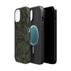 Camouflage Whitetail Antlers Phone Case — Magnetic Impact-Resistant
