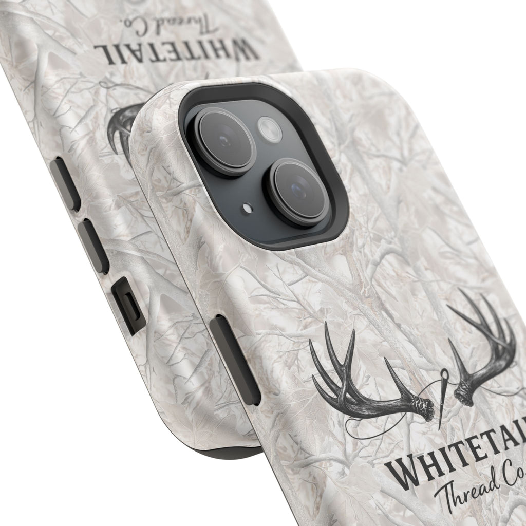 WinterTree Camouflage Whitetail Antlers Phone Case — Magnetic Impact-Resistant