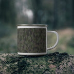 Camo Enamel  Mug — Outdoor Hunting Coffee Cup