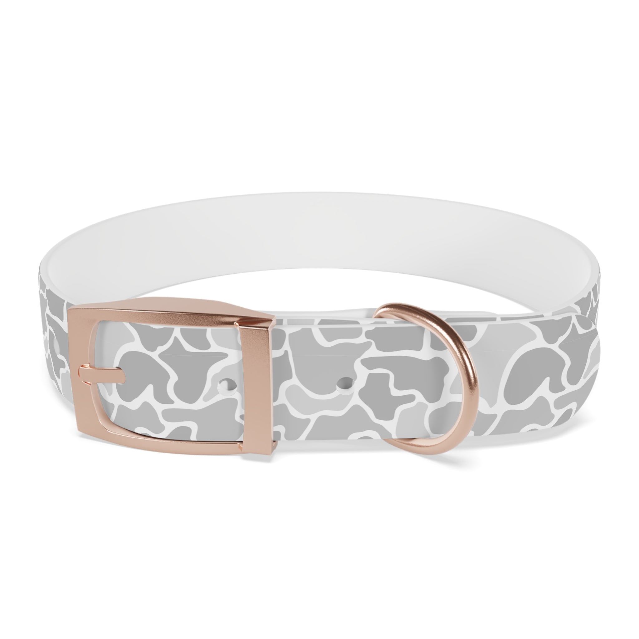 Gray Duck Camo Dog Collar