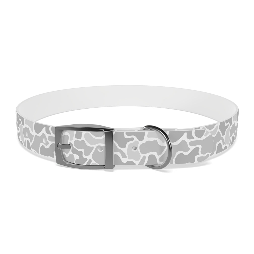 Gray Duck Camo Dog Collar