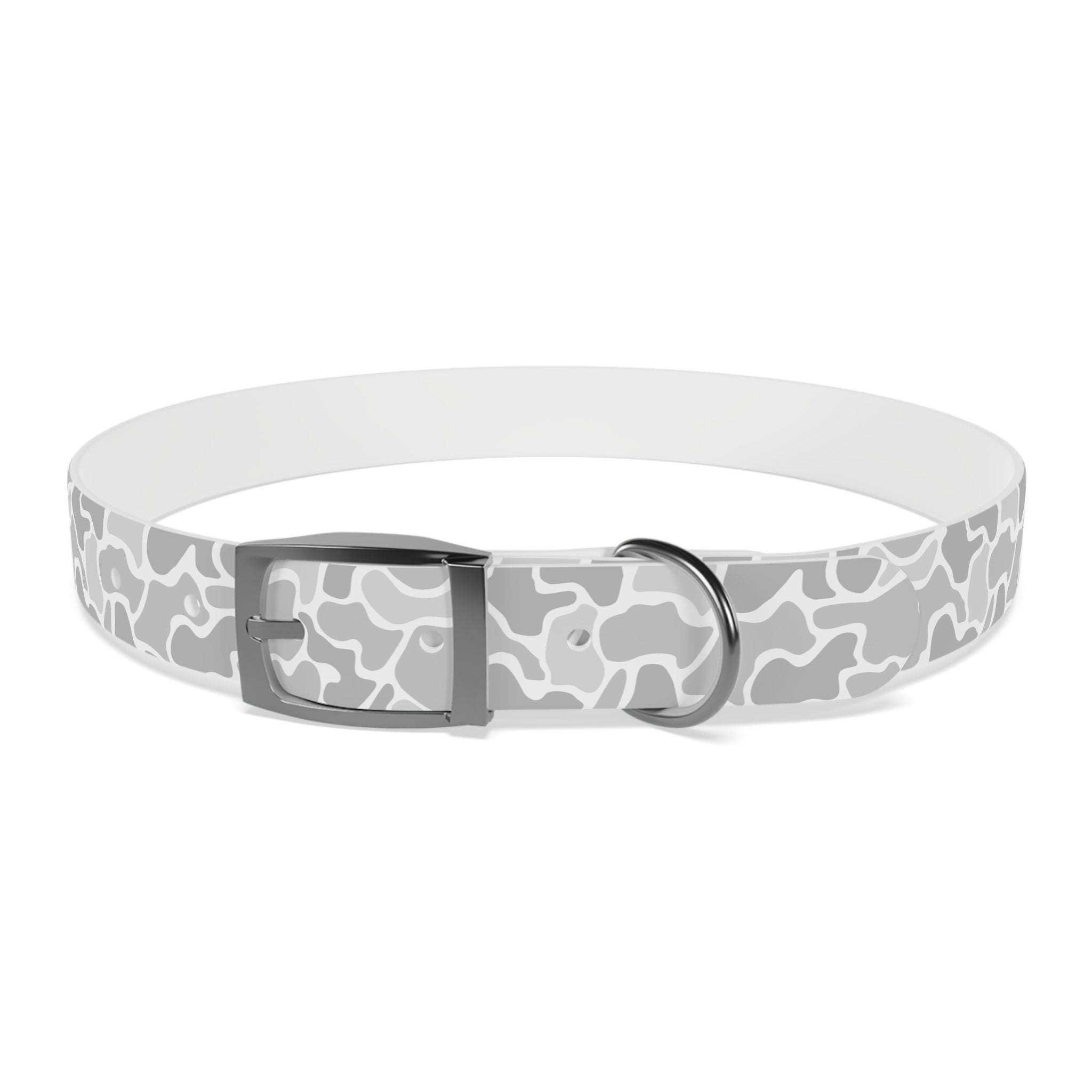 Gray Duck Camo Dog Collar