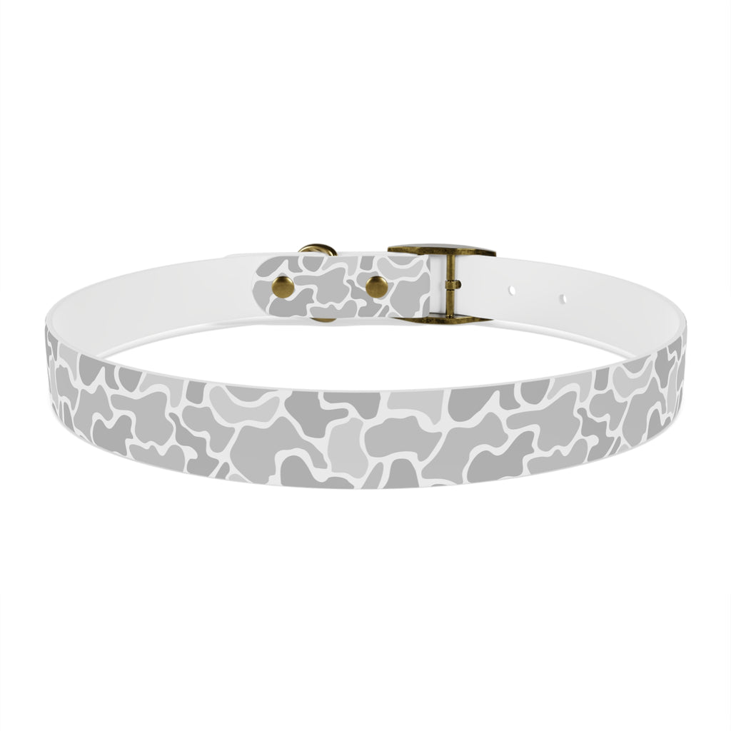 Gray Duck Camo Dog Collar