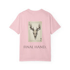T-Shirt — 'Final Hand' Deer Skull Playing Card Graphic
