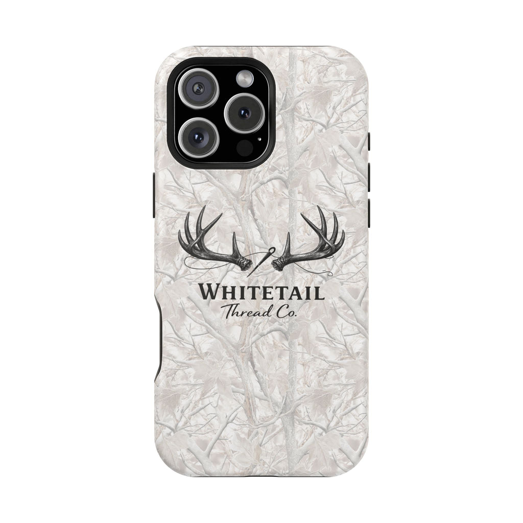 WinterTree Camouflage Whitetail Antlers Phone Case — Magnetic Impact-Resistant