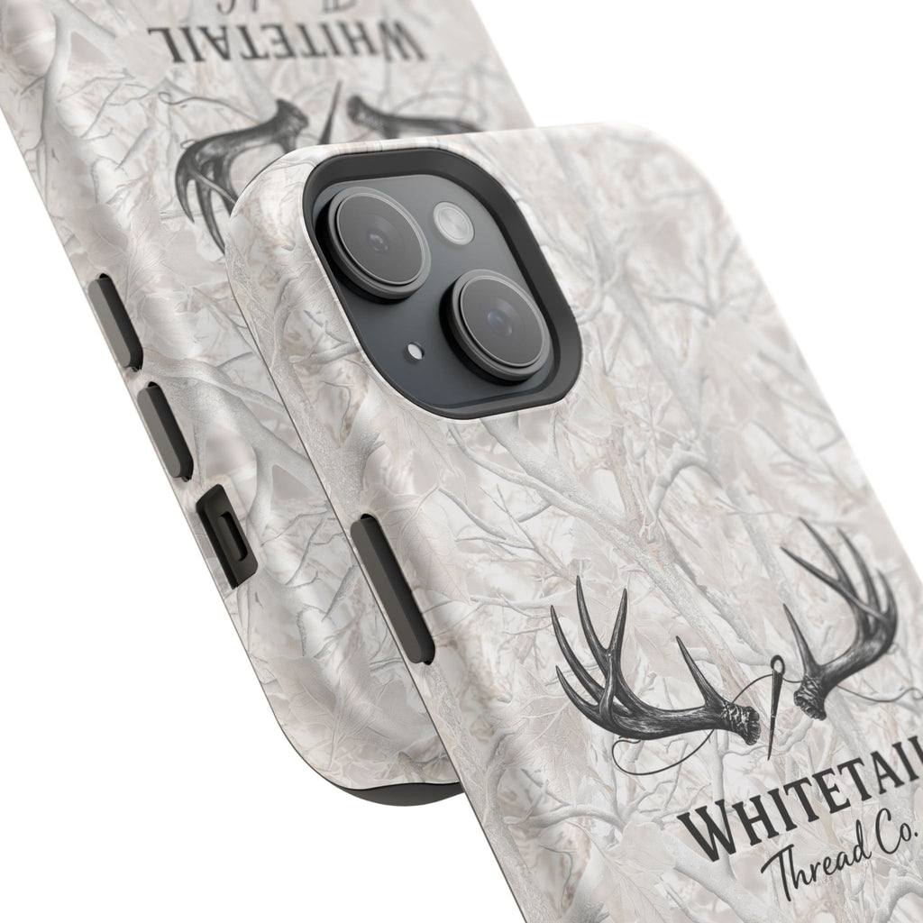 WinterTree Camouflage Whitetail Antlers Phone Case — Magnetic Impact-Resistant