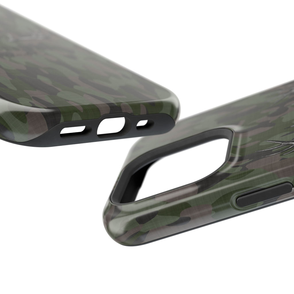 Camouflage Whitetail Antlers Phone Case — Magnetic Impact-Resistant