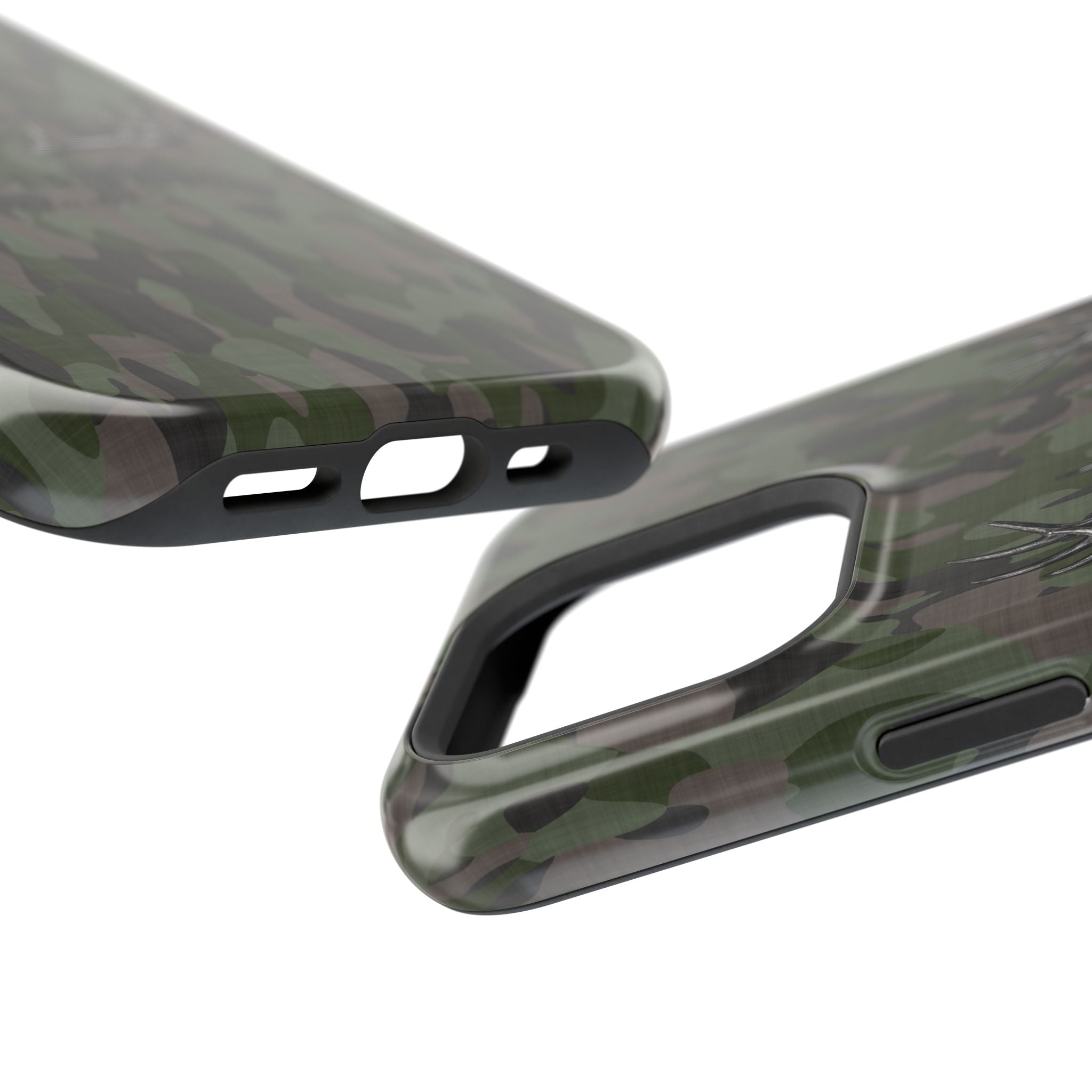 Camouflage Whitetail Antlers Phone Case — Magnetic Impact-Resistant