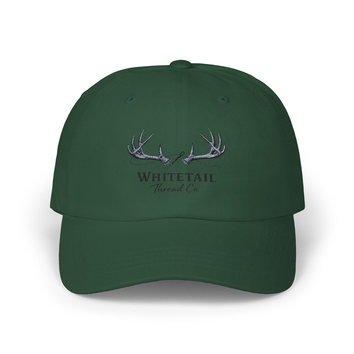 Whitetail Antler Dad Cap — Classic Hunting Baseball Hat
