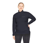 Quarter-Zip Pullover — Minimal Antler Logo Pullover