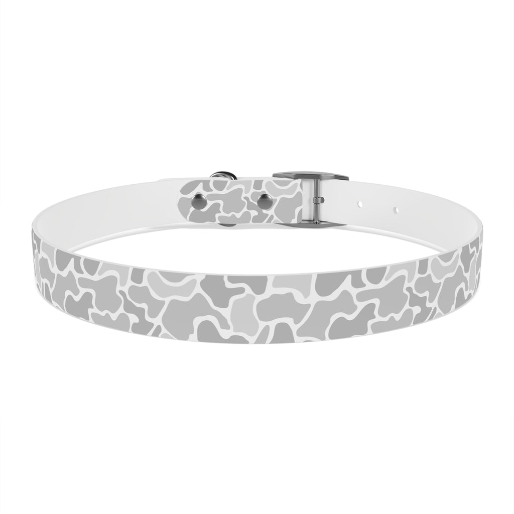Gray Duck Camo Dog Collar