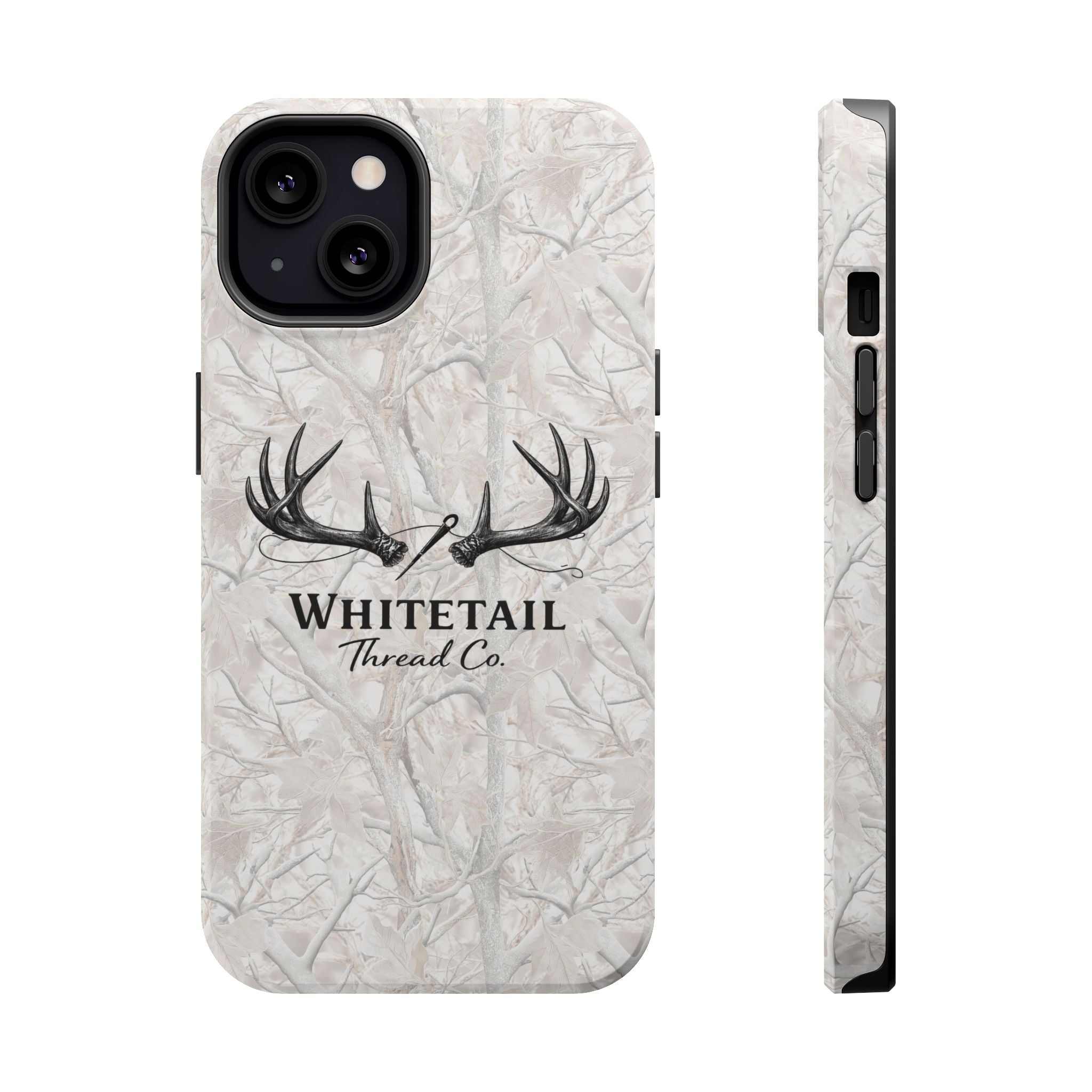WinterTree Camouflage Whitetail Antlers Phone Case — Magnetic Impact-Resistant