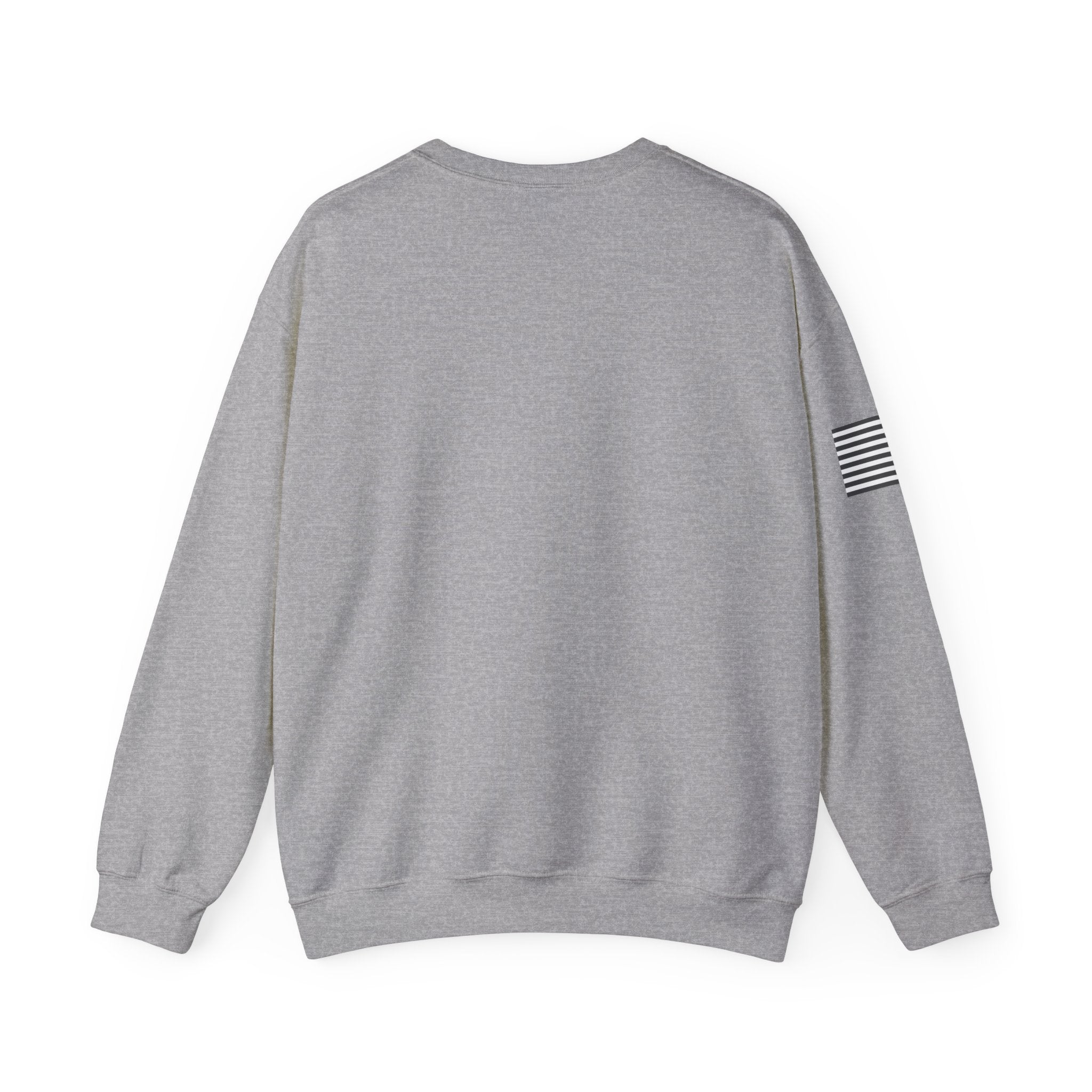 Whitetail Thread Co. Antler Crewneck Sweatshirt — American Flag Sleeve