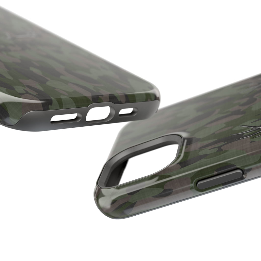 Camouflage Whitetail Antlers Phone Case — Magnetic Impact-Resistant