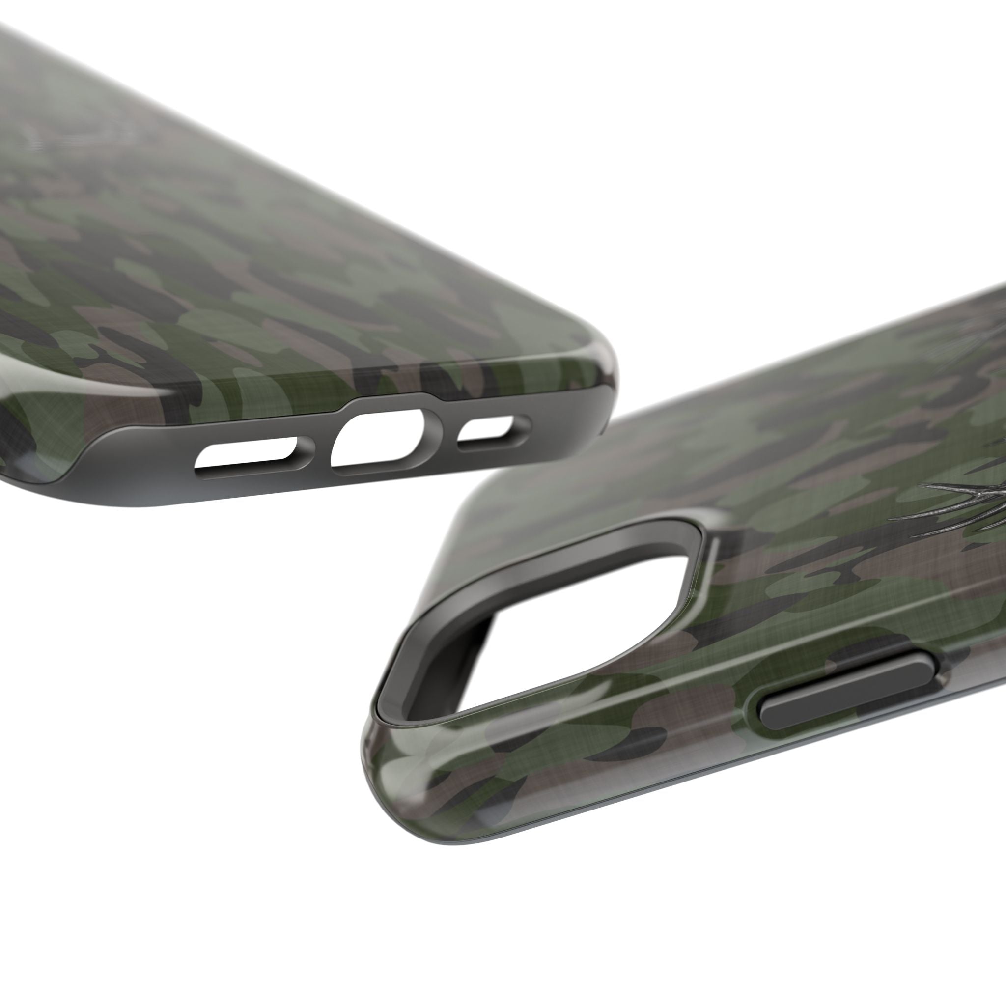 Camouflage Whitetail Antlers Phone Case — Magnetic Impact-Resistant
