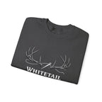 Whitetail Thread Co. Antler Crewneck Sweatshirt — American Flag Sleeve