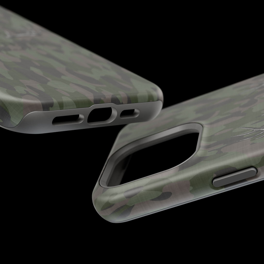 Camouflage Whitetail Antlers Phone Case — Magnetic Impact-Resistant