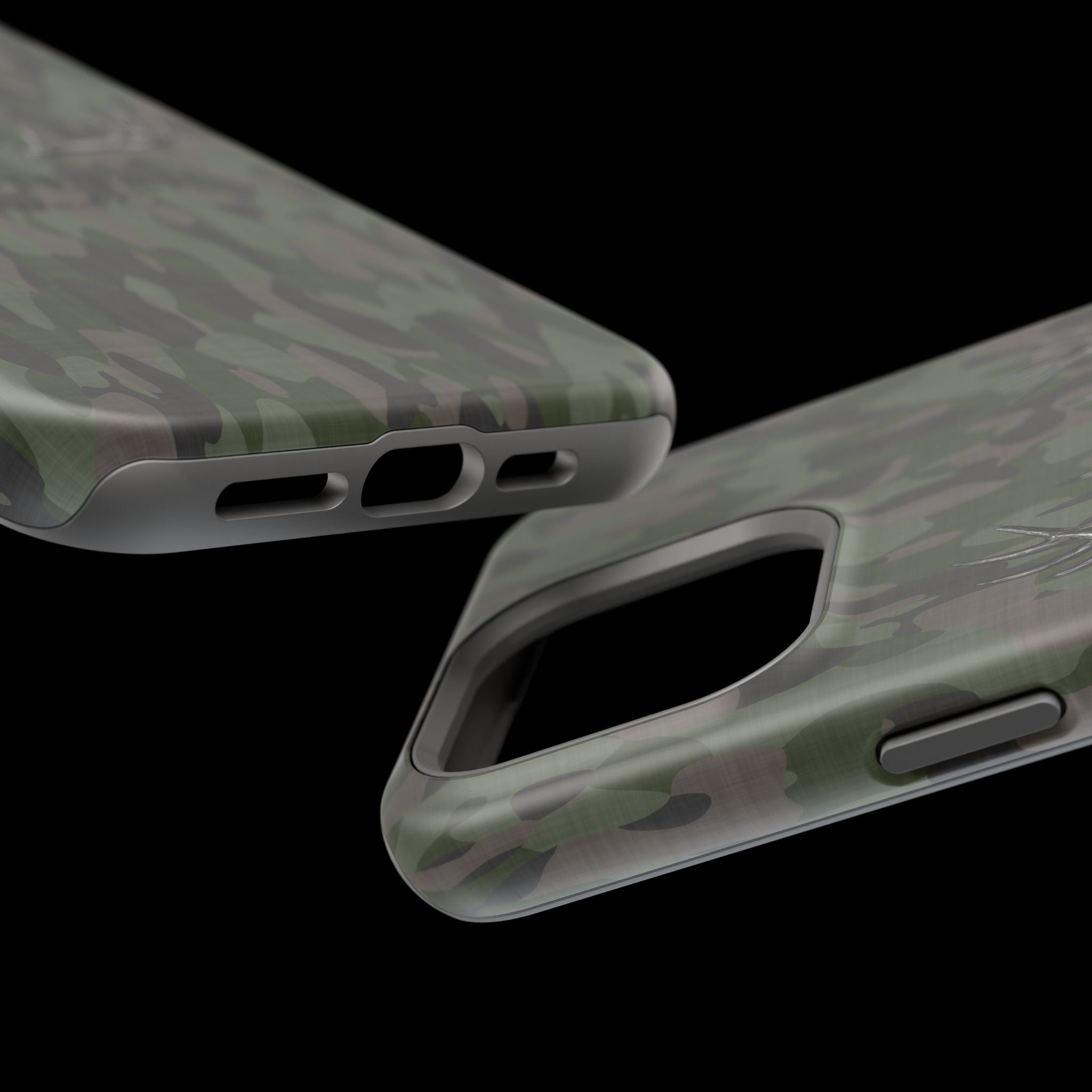 Camouflage Whitetail Antlers Phone Case — Magnetic Impact-Resistant