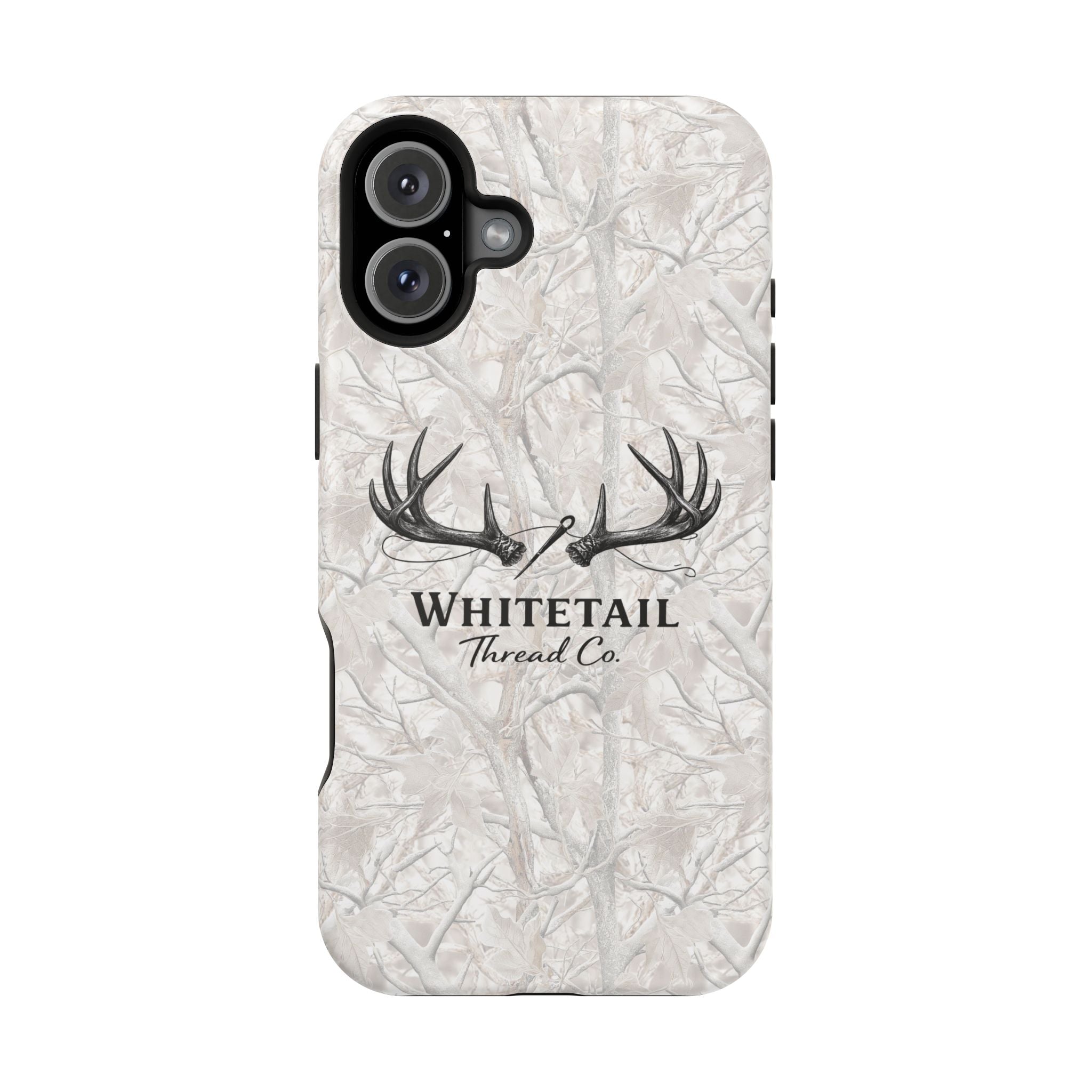 WinterTree Camouflage Whitetail Antlers Phone Case — Magnetic Impact-Resistant