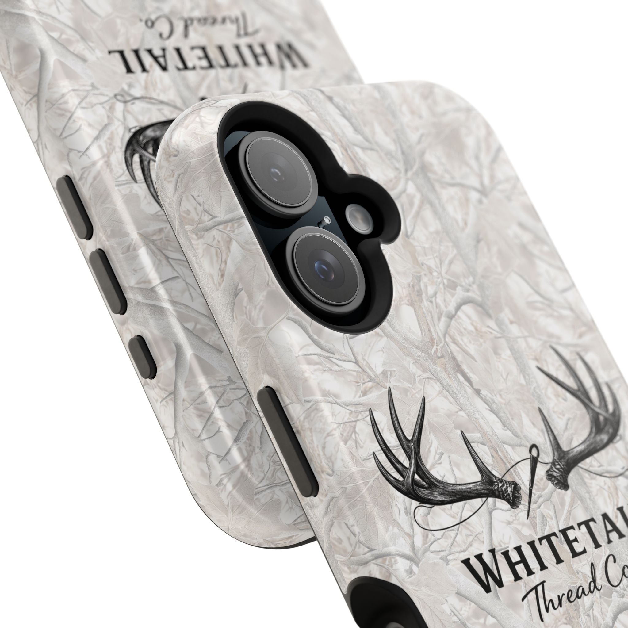 WinterTree Camouflage Whitetail Antlers Phone Case — Magnetic Impact-Resistant