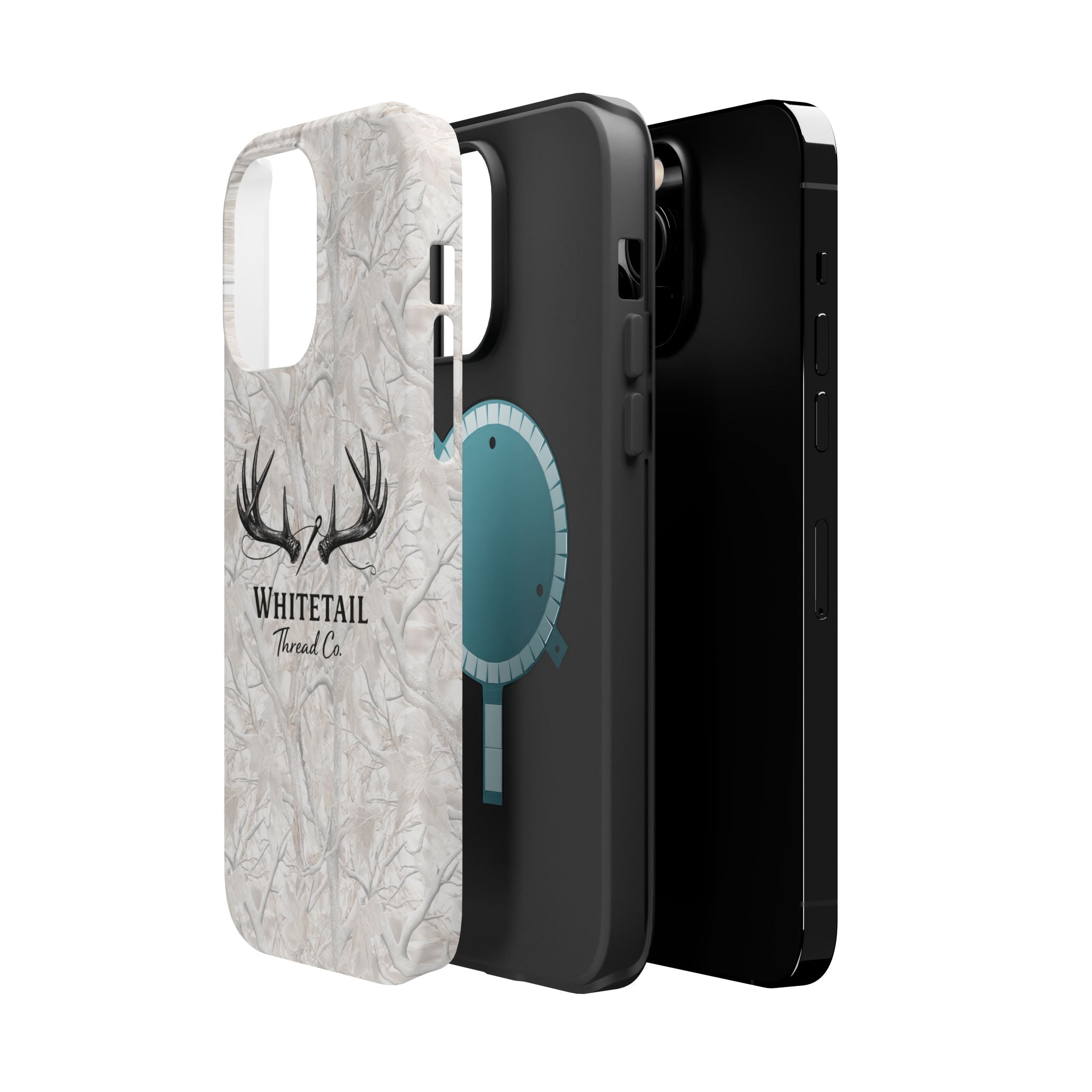 WinterTree Camouflage Whitetail Antlers Phone Case — Magnetic Impact-Resistant
